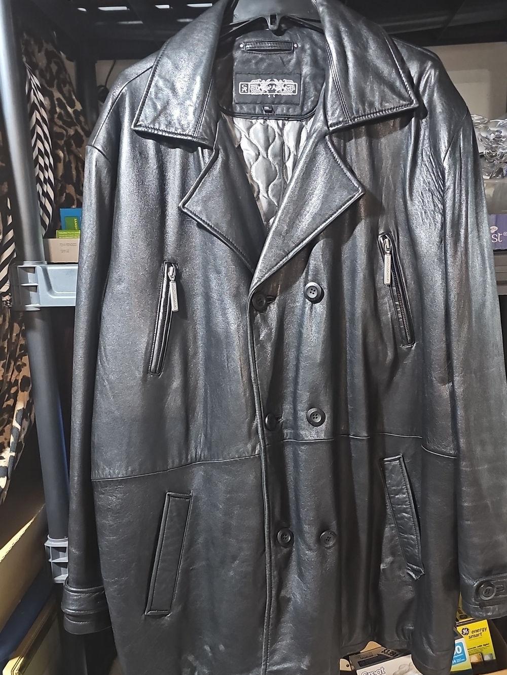 Stacy Adams Black Leather, Parisian Lambskin & Leather Limited Coats.